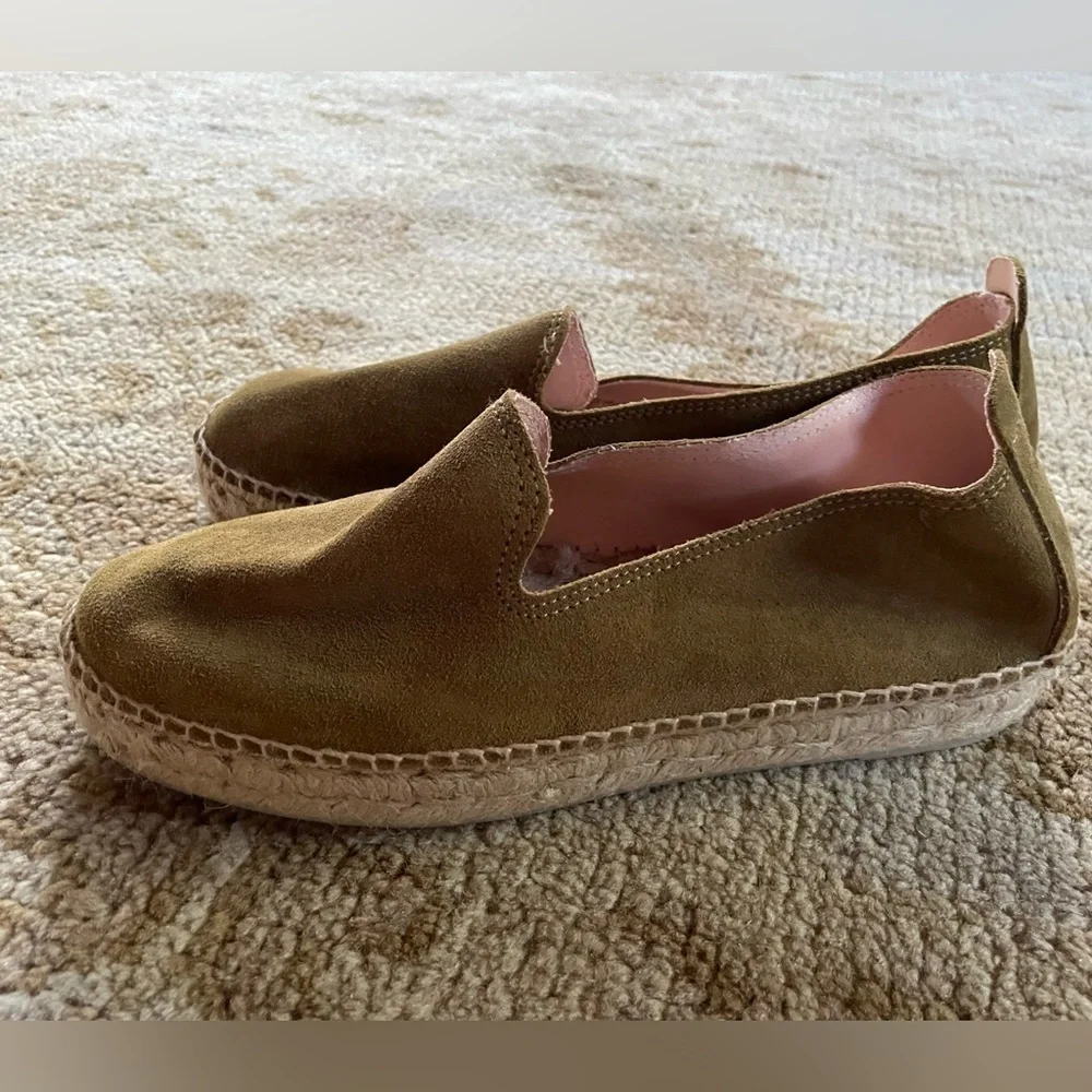 Manebi Suede Flat Espadrilles Hamptons 42
